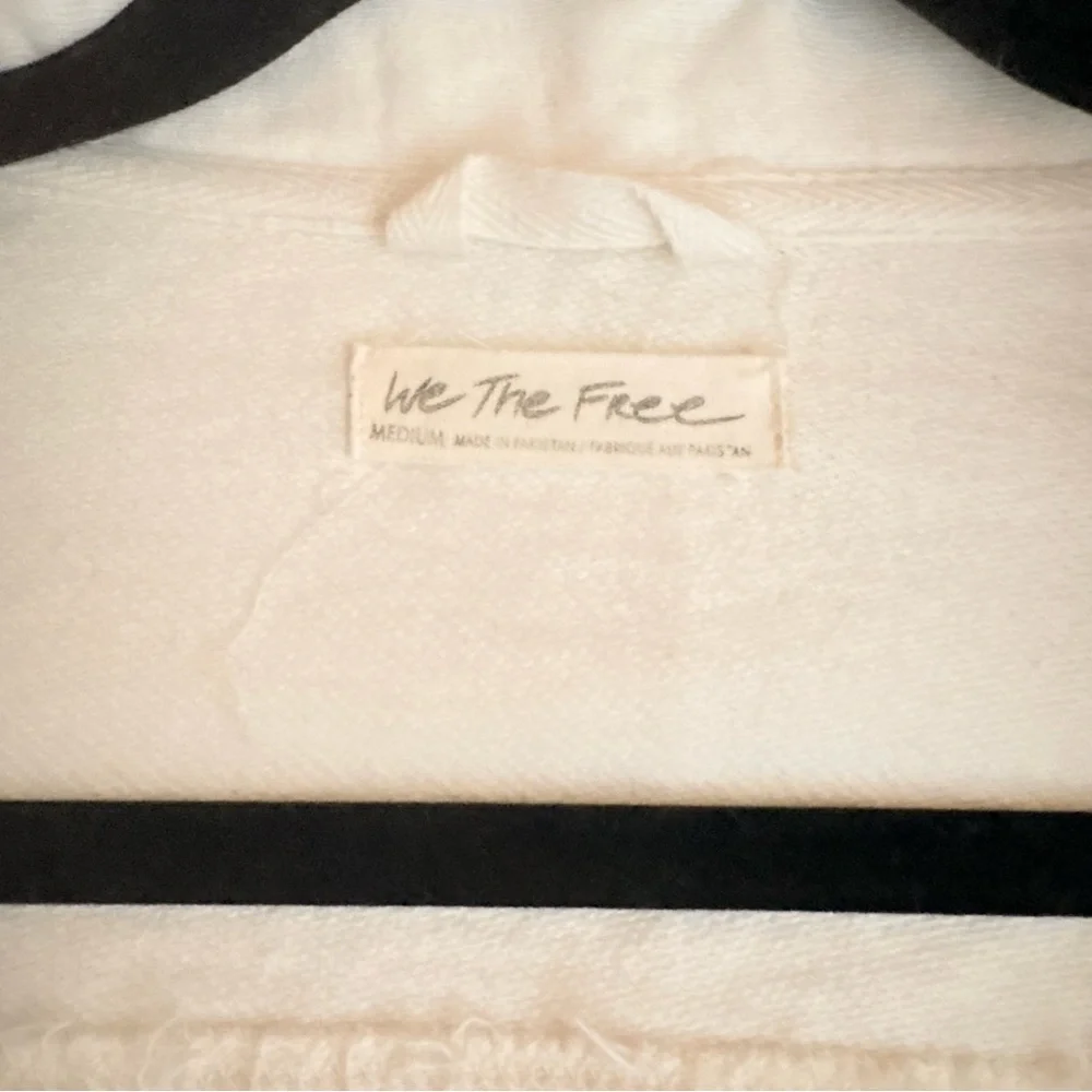 Free People "We The Free" Saturday Cropped Shacket Size M - Picture 2 of 8